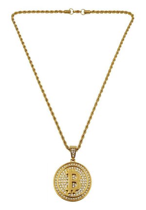 BITCOIN HIP-HOP-STYLE - Halskette - gold-coloured