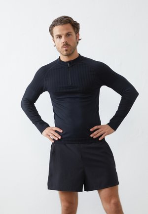 Topper langermet - black