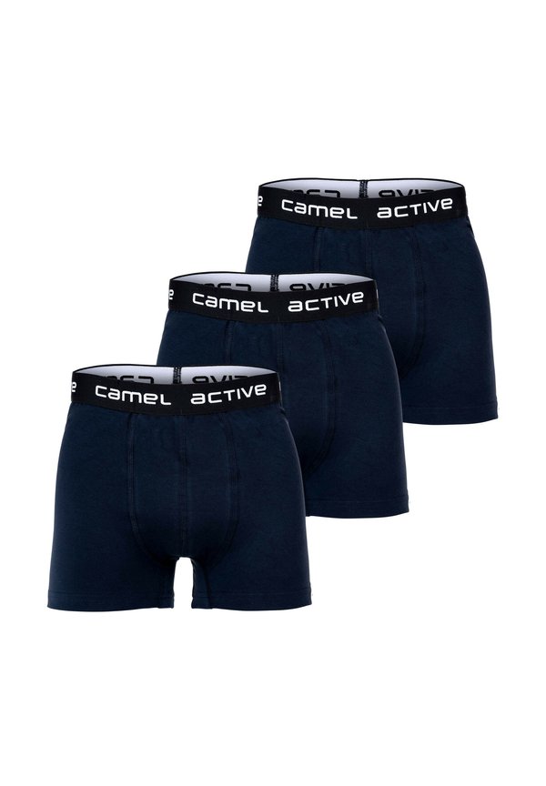 3ER PACK - STRETCH LOGOBUND EINFARBIG - Boxerbriefs - dunkelblau