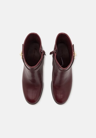 Tory Burch T LOCK BOOT - Bottines à talons hauts - dark carmine