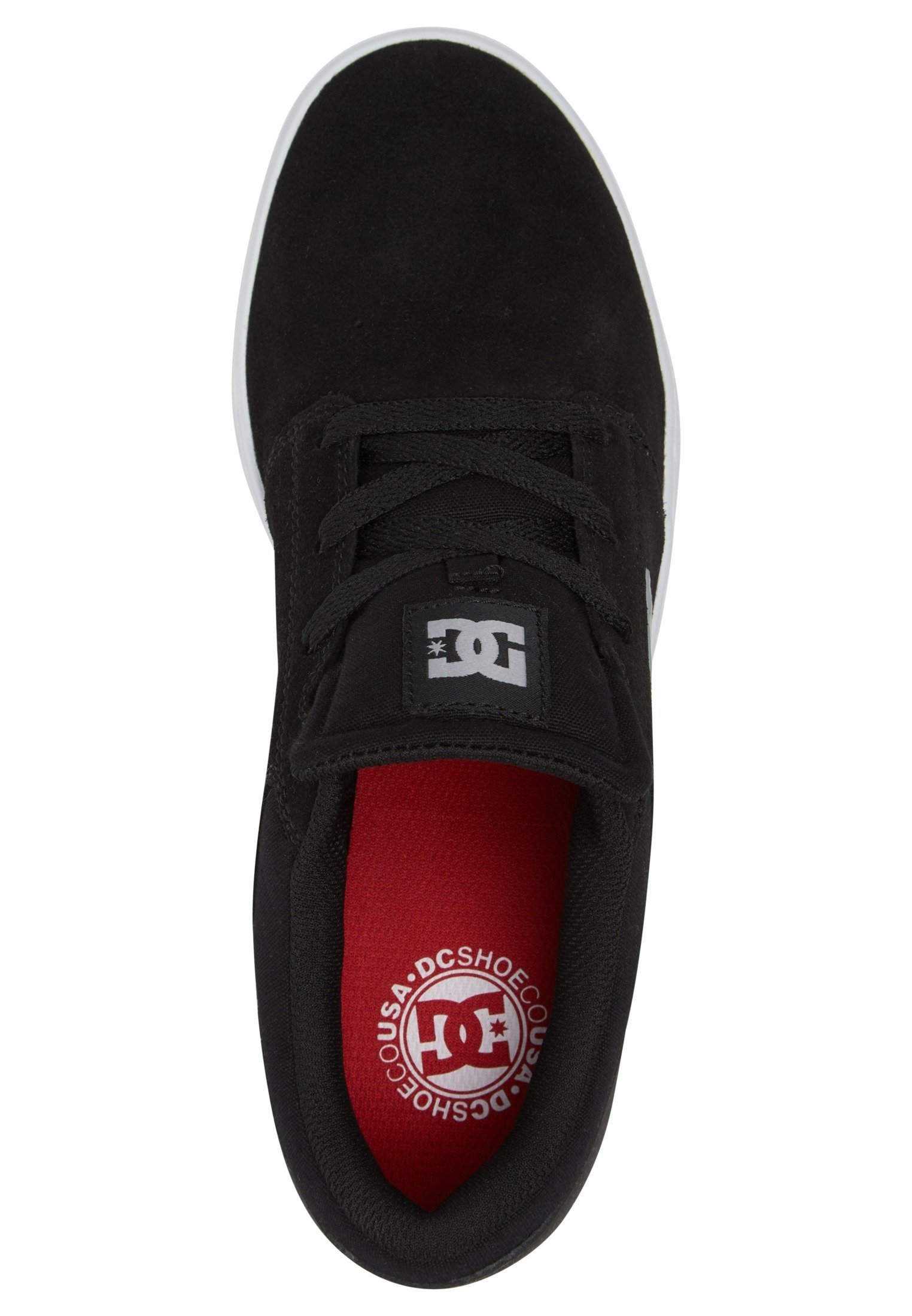 DC Crisis 2 S Skate Shoes - Black/White/Black