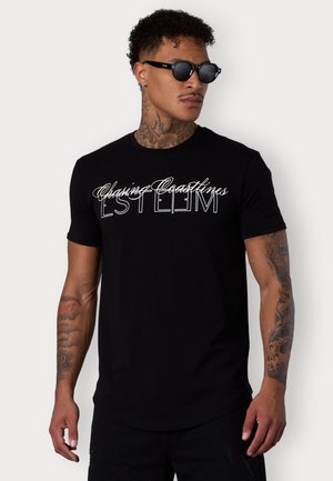 CHASING COASTLINES - Print T-shirt - black