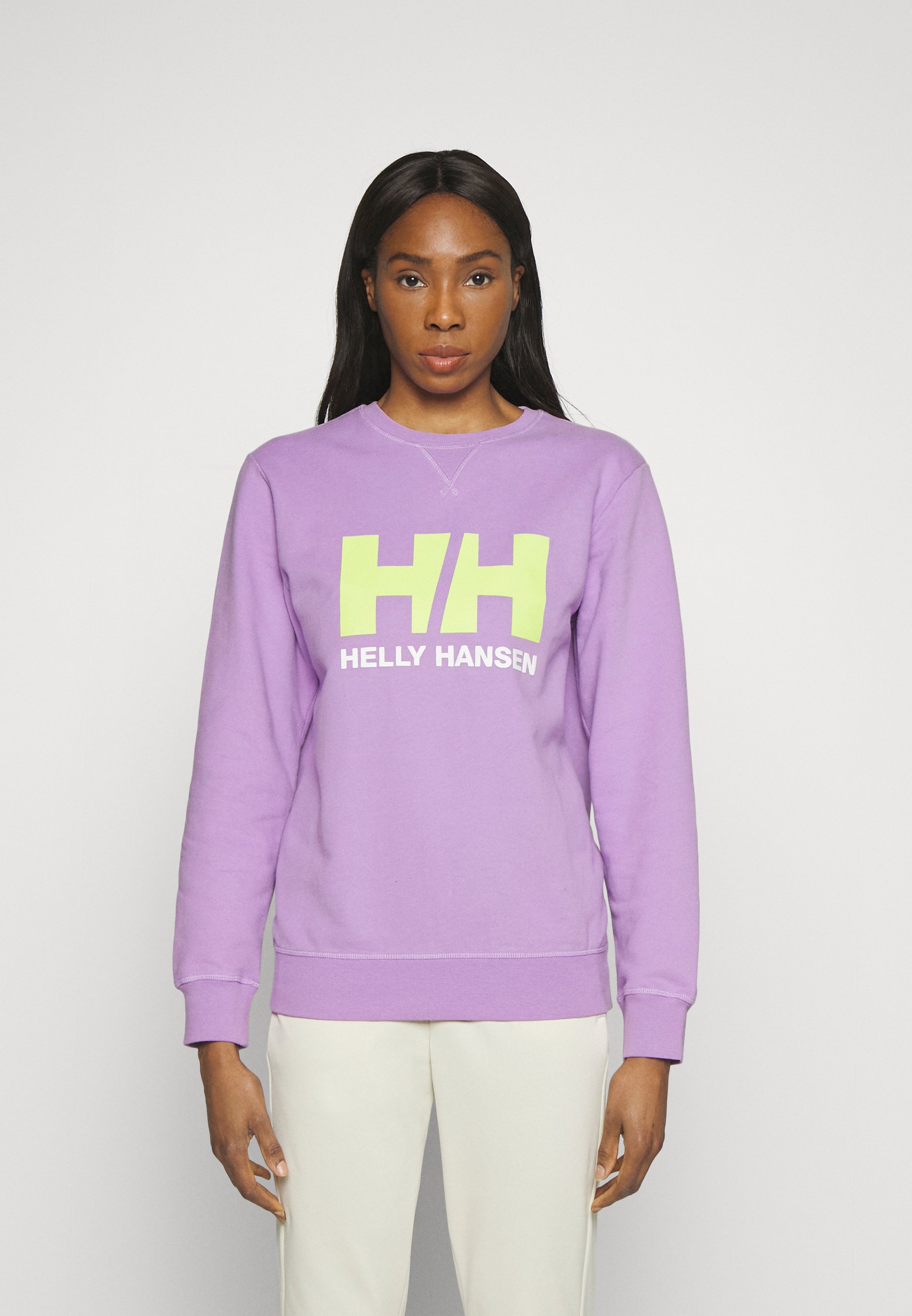 Helly Hansen LOGO CREW - Sweatshirt - lilac - Zalando.de
