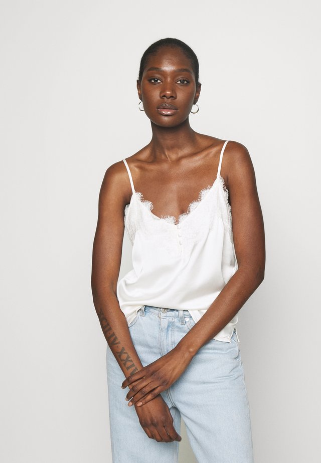 TRIM CAMI - Top - white