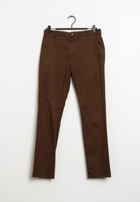 HUGO Chino kalhoty - brown