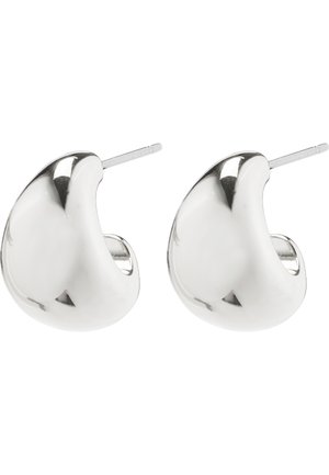 ALEXANE RECYCLED CHUNKY MINI HOOP EARRINGS - Ohrringe - silver-coloured