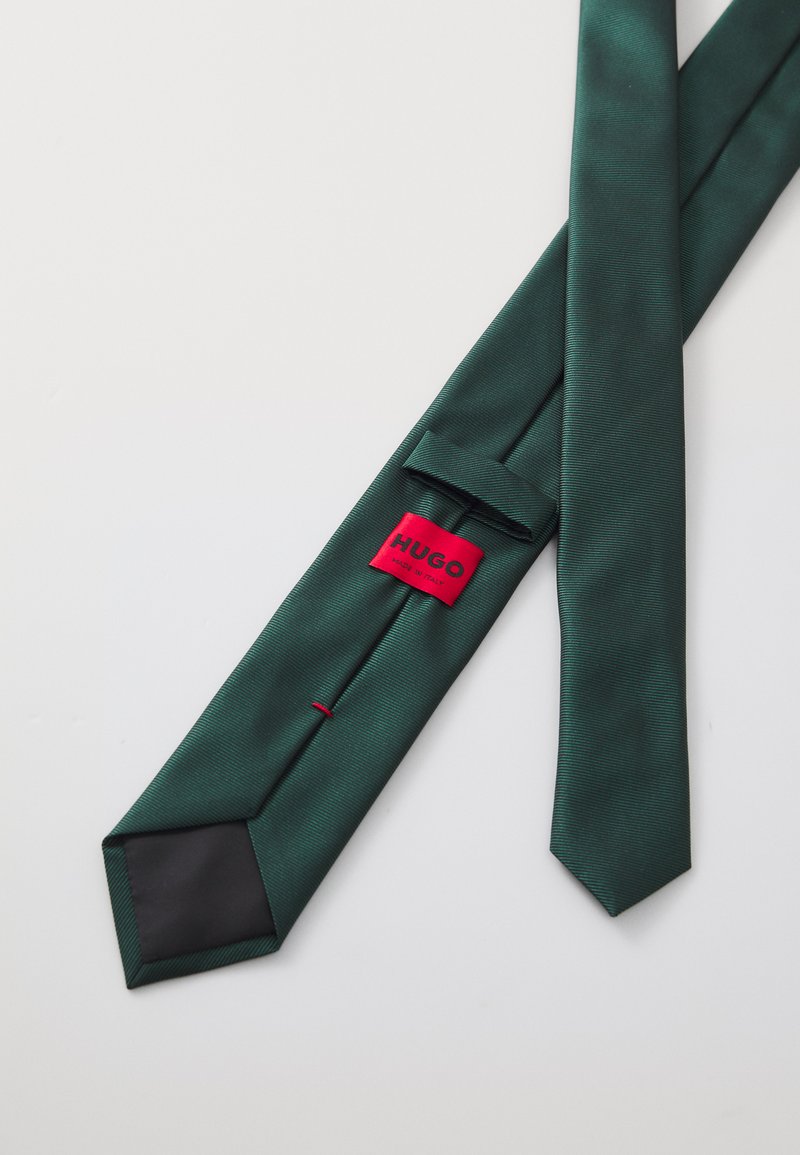 Cravate Hugo Boss Neuve Avec étiquette - 100% Soie, Motif Fleurs, Fabriquée En Italie