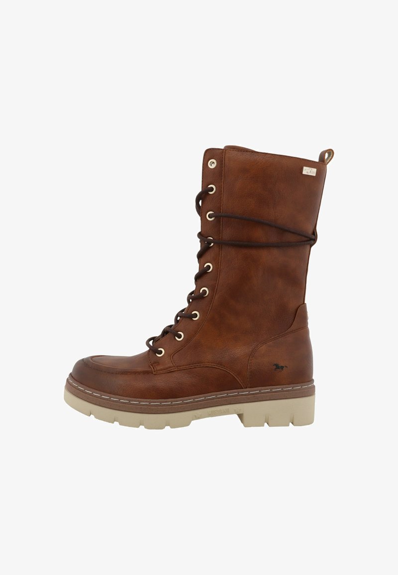Mustang Bottes à plateau - cognac
