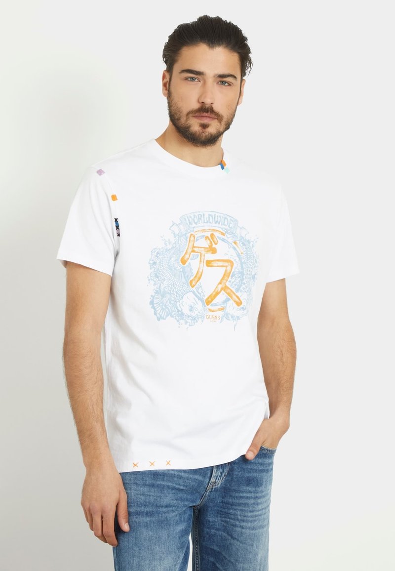 Guess Jeans Bianco Cotton Women Shirt main image 1