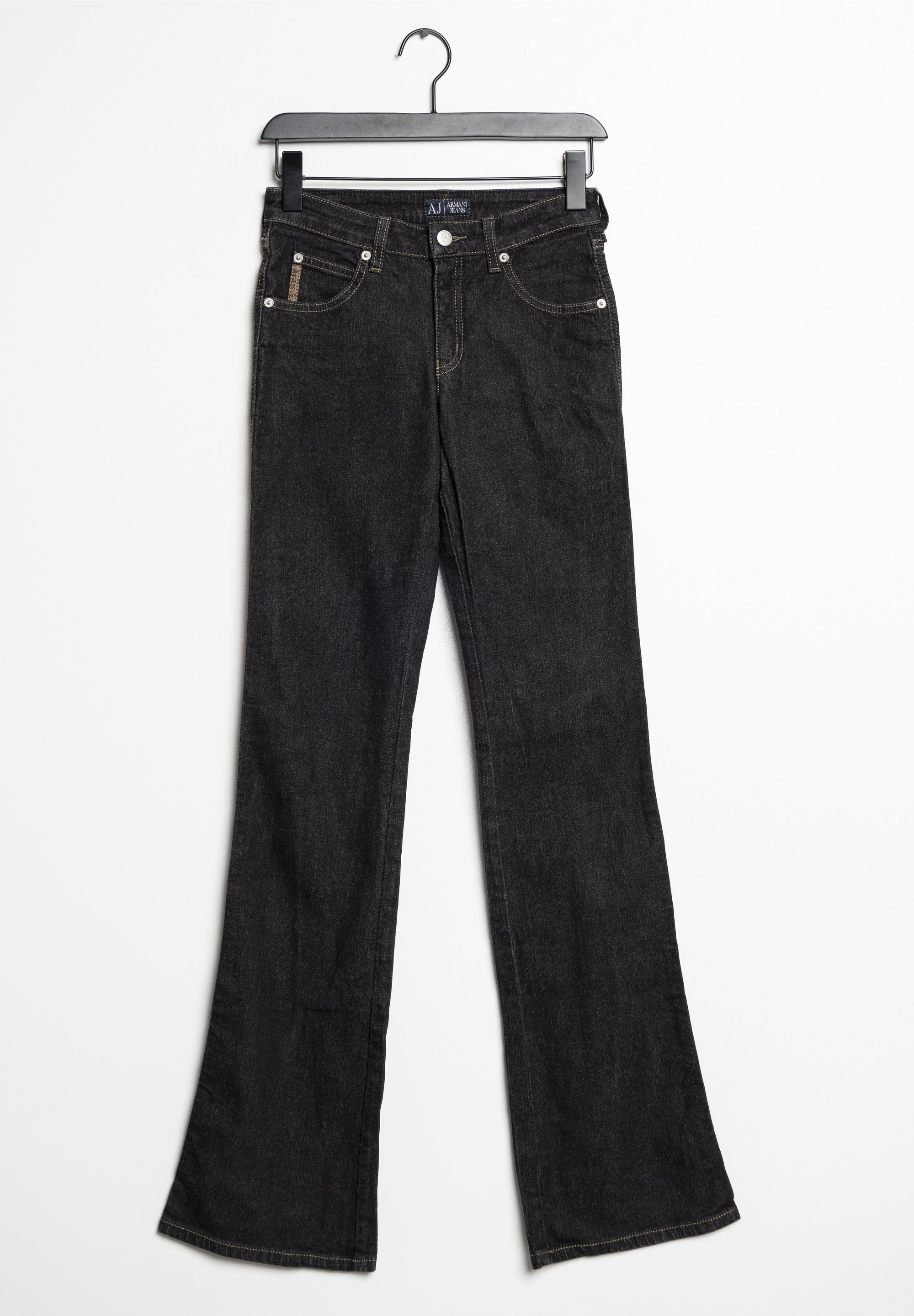 Armani Jeans Flared Jeans - black - (Pre-owned) - Zalando.ie
