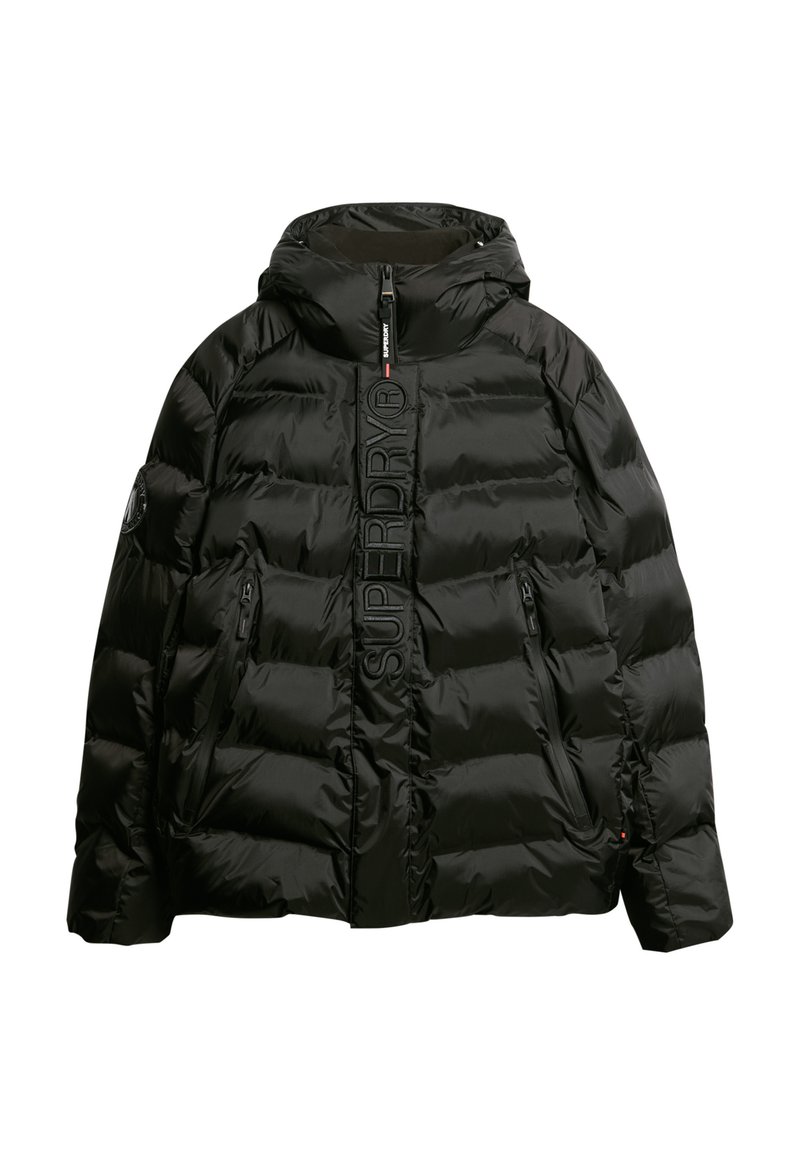 Superdry Co GRAPHIC PUFFER Winter jacket black Zalando