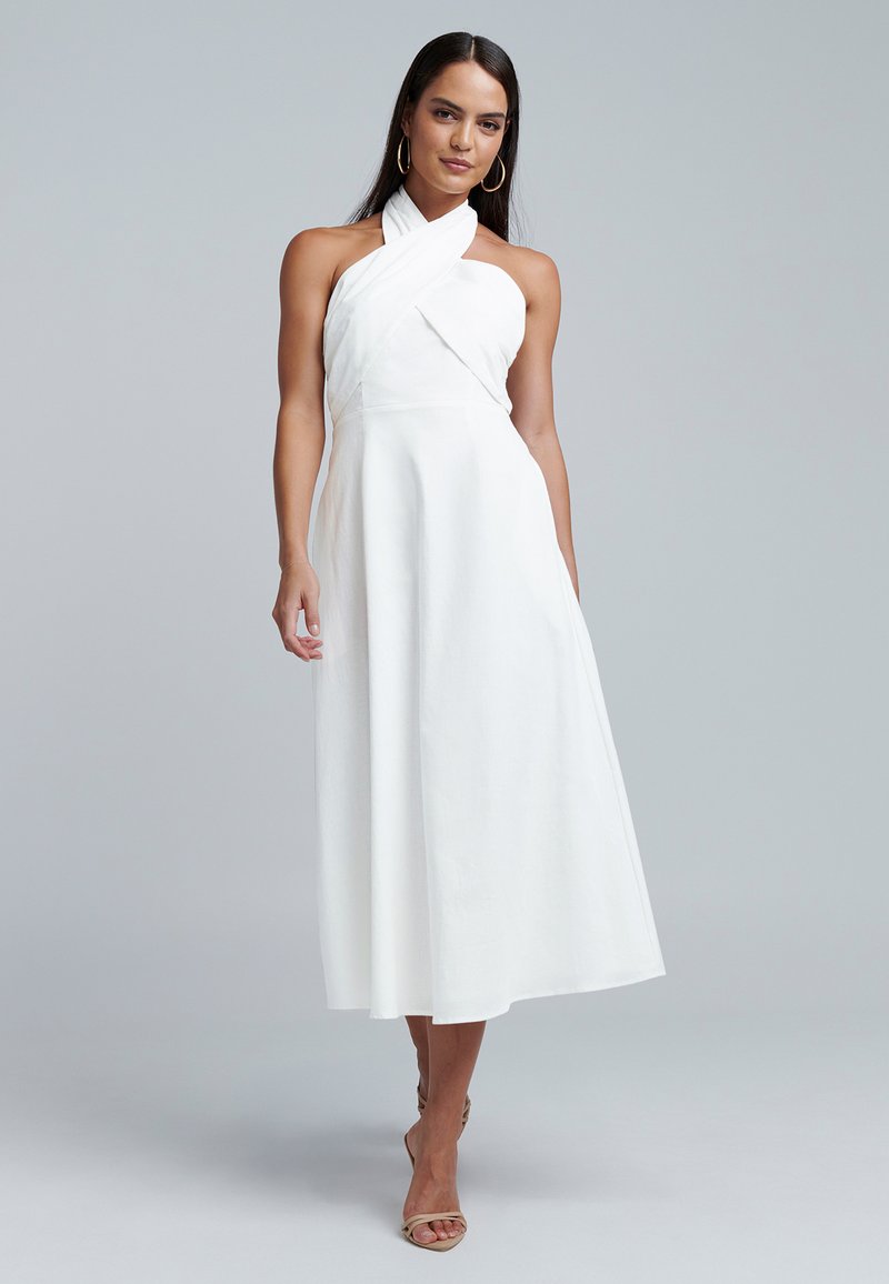 sachin and babi light blue dress 40+ Best White Dresses for Women in Summer 2025