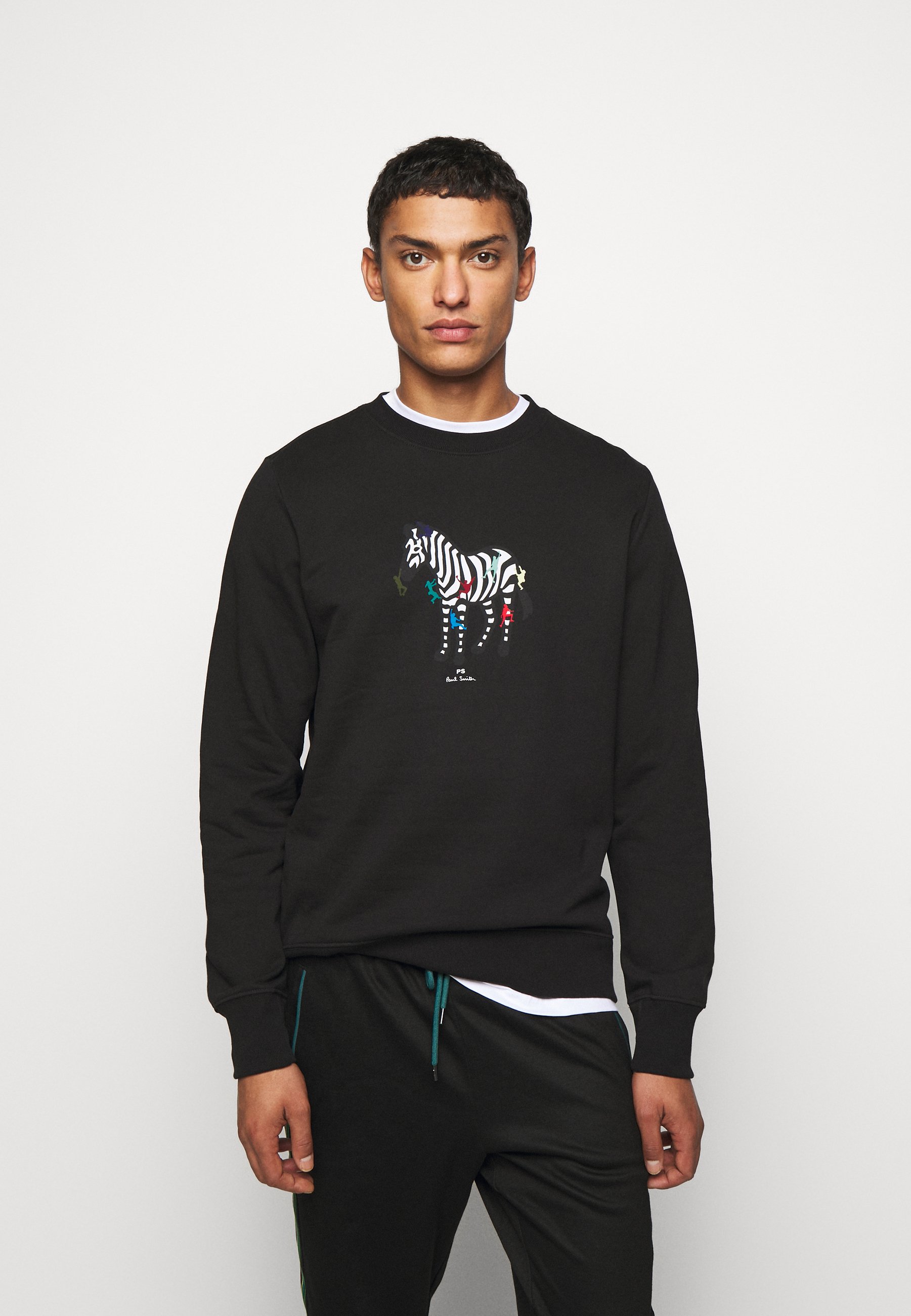 PS Paul Smith COLORED ZEBRA Sweater blackZwart Zalando.nl PS Paul Smith Sweater blackblue Zalando.nl