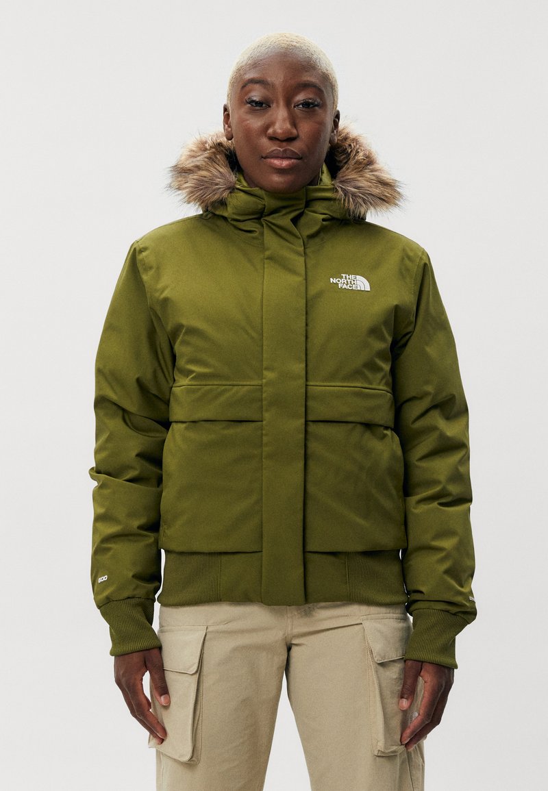 The North Face ARCTIC BOMBER - Down jacket - forest olive/olive 