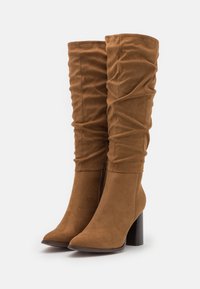 ONLY SHOES Stivali con i tacchi - khaki