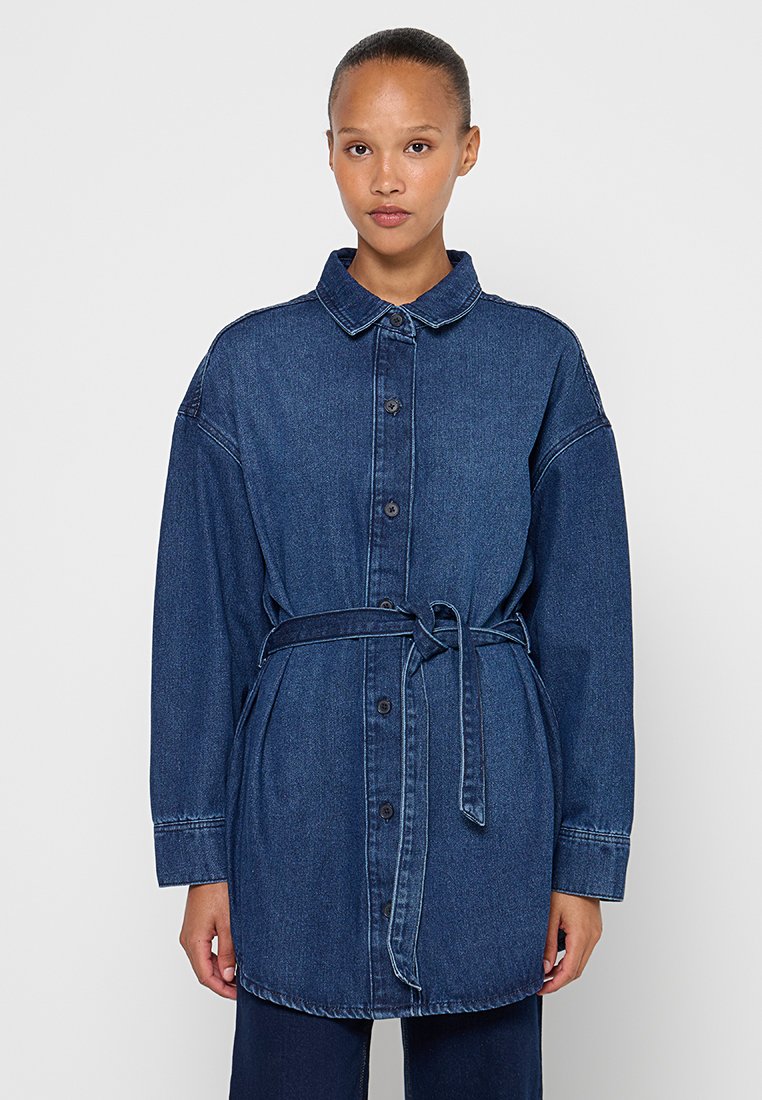 Only Overhemdblouse donkerblauw