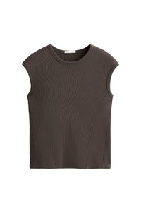 SOFT TOUCH SHORT-SLEEVED RIB - Basic póló - grey