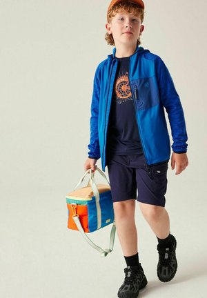 Dare 2B, DARE 2B EXPEDITION FULL ZIP HOODED MIDLAYER STRETCH MID LAYERS UNISEX - Fleecejacke - oxford blue