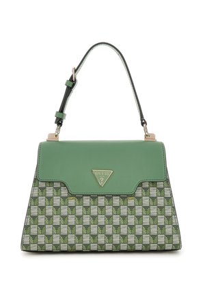 WAVE HANDLE FLAP - Handbag - grün