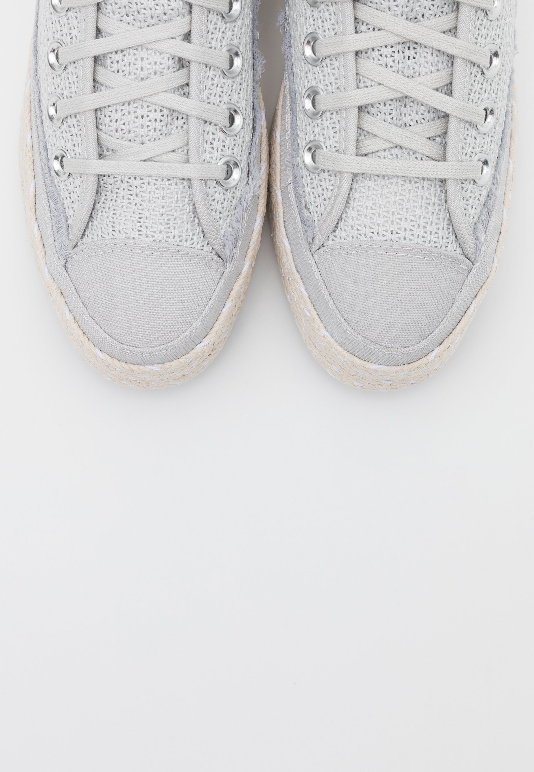 Converse CHUCK TAYLOR ALL STAR - Espadrilles - mouse/white/natural/gris -  ZALANDO.FR