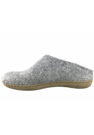 OPEN - Pantolette flach - light grey