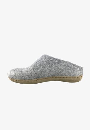 OPEN - Pantolette flach - light grey