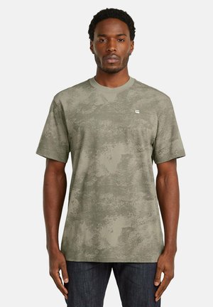 SKIN ARCHIVAL TEXTURE RUNDHALSAUSSCHNITT GEMUSTERT ELEPHANT  - Print T-shirt - grau