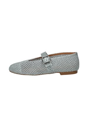 Bibi Lou BALLERINA ELANI FLAT - Ballerine con cinturino - argento
