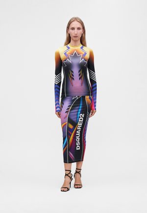 Dsquared2, PRINTED TEE - Блуза с дълги ръкави - multi-coloured