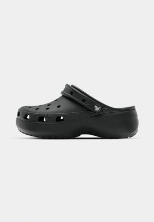 Crocs CLASSIC PLATFORM - Pantolette hoch - black