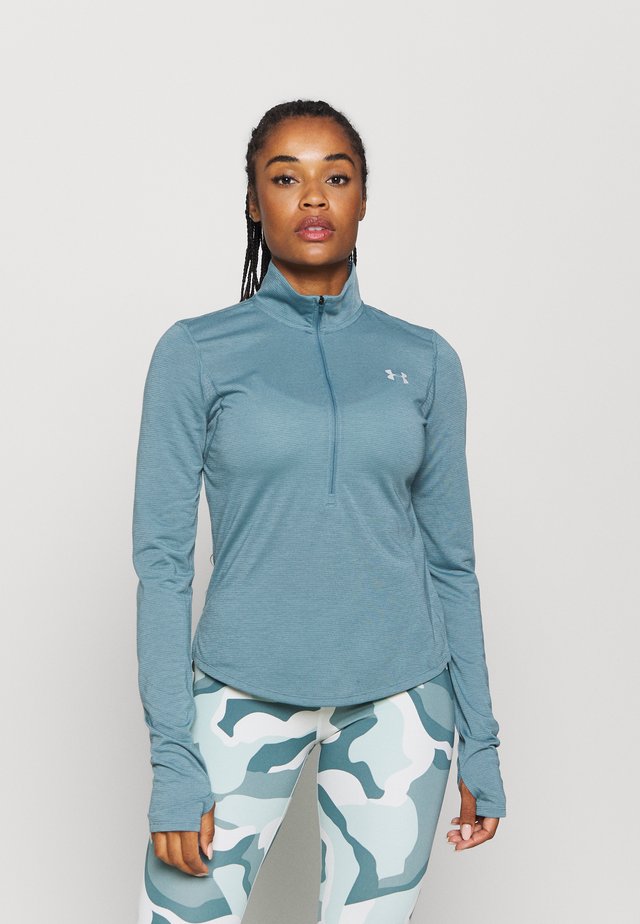 STREAKER HALF ZIP - T-shirt de sport - lichen blue