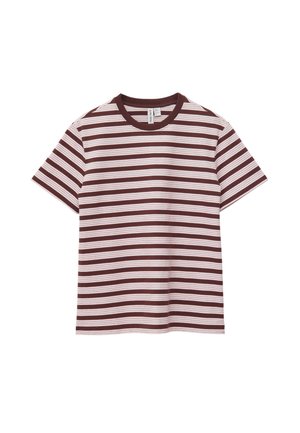 & OTHER STORIES, Print T-shirt - pink brown