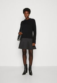 TOM TAILOR DENIM Falda plisada - shale grey melange