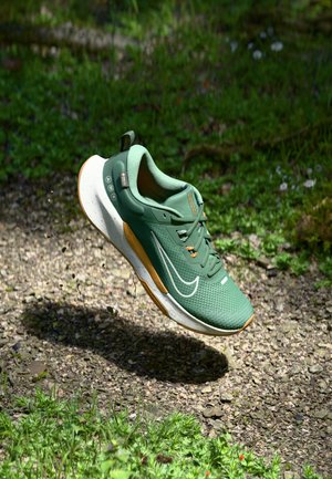 Nike Performance JUNIPER - Trail running shoes - fir/light silver/desert ochre/bright crimson/clay green/college grey