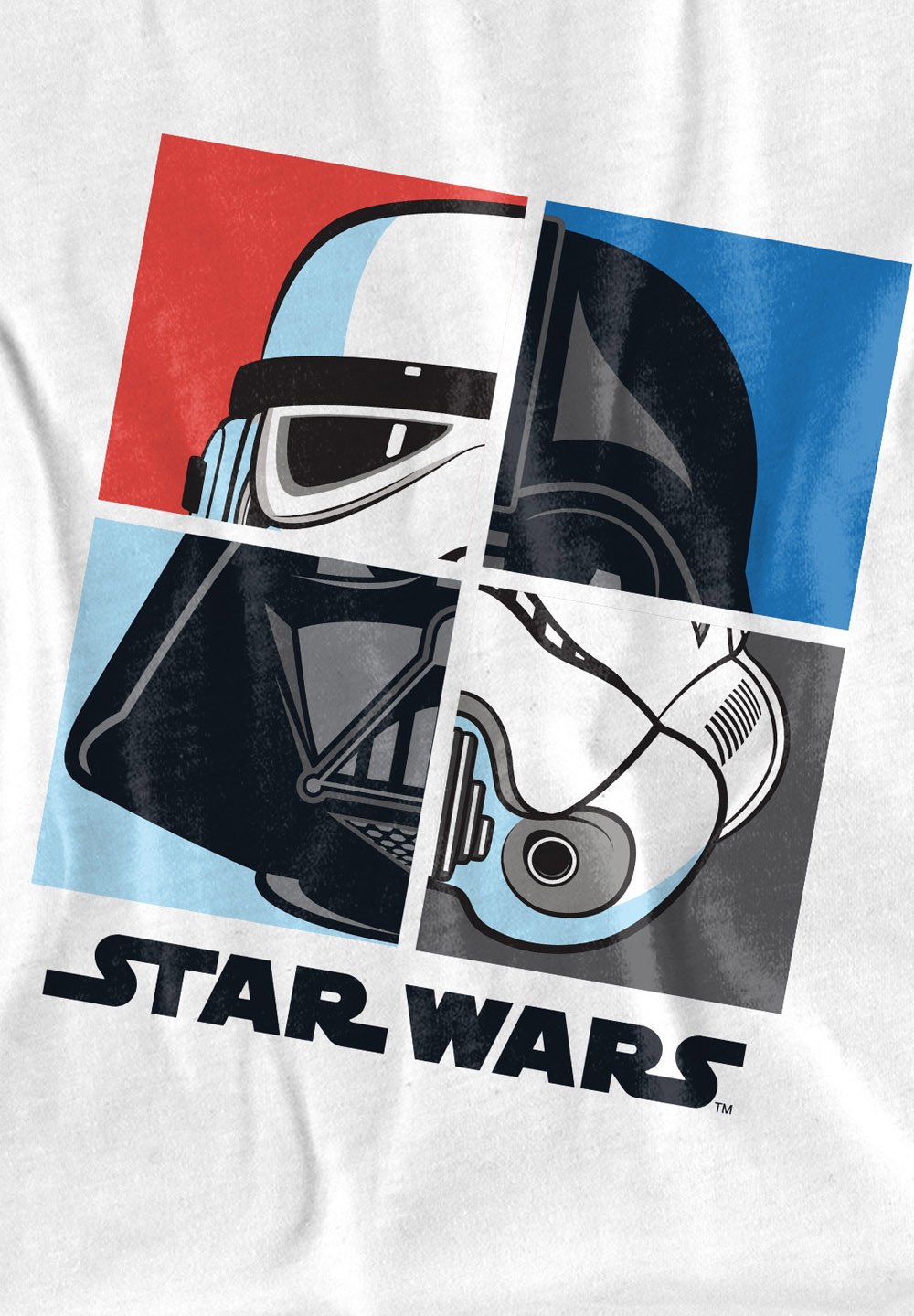 トップス DARTH VADER & STORM TROOPER / TEE Stormtrooper and Darth Vader JEDI Selfie HOLLYWOOD Cotton T-shirt