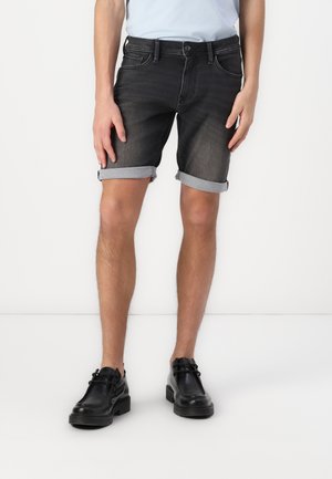 TOM TAILOR DENIM PIERS JOGG - Shorts di jeans - black denim