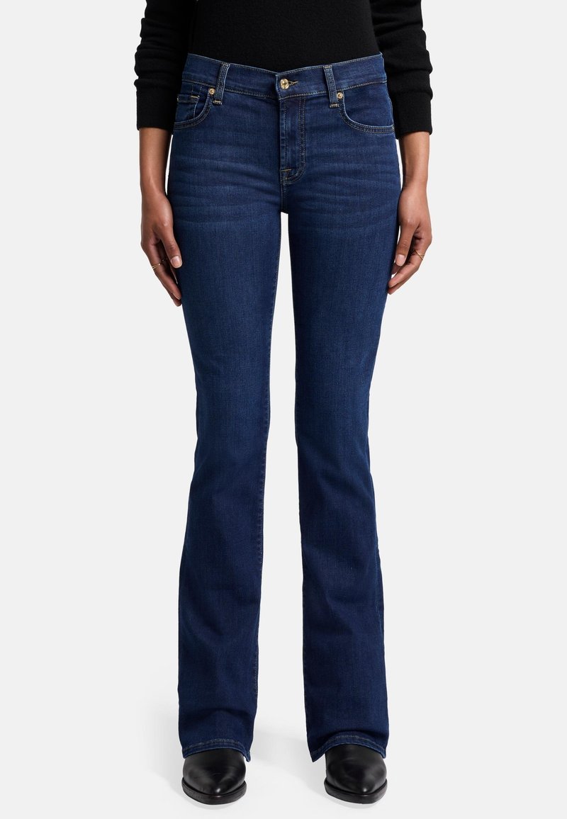 7 for all mankind BOOTCUT granatowy