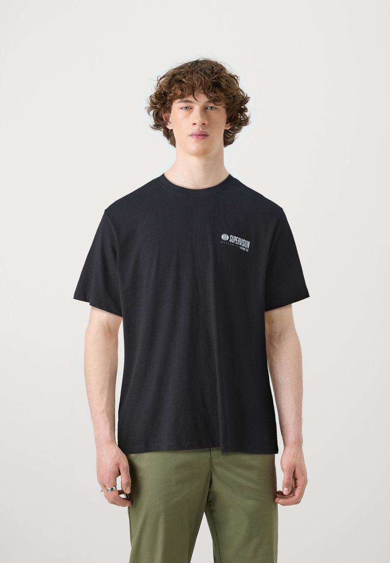 Jack & Jones JCONAVIGATE TEE CREW NECK UNISEX - T-shirt print - black