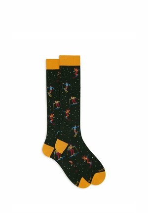 LUNGHE FANTASIA SCIATORI - Kniestrümpfe - green