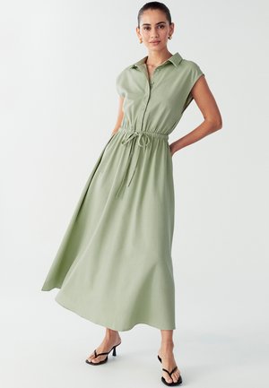 PETAL - Maxi šaty - sage green