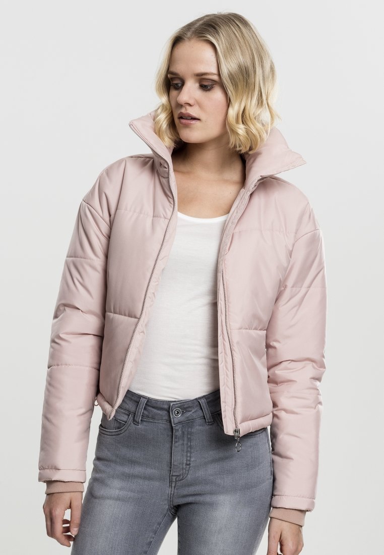 Urban Classics LADIES OVERSIZED HIGH NECK JACKET Lett Urban Classics LADIES OVERSIZED HIGH NECK JACKET - Lett jakke - rose