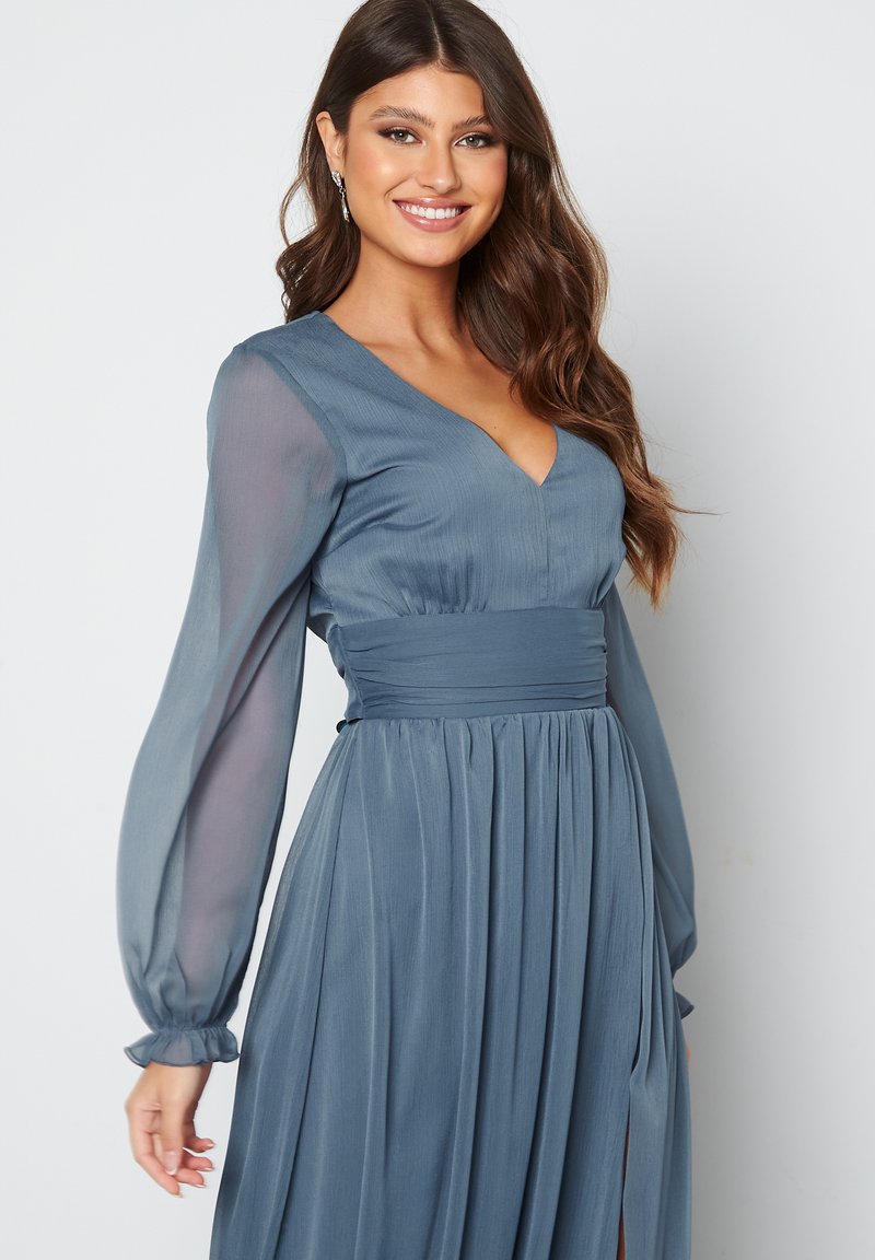 Bubbleroom CHIFFON HIGH SLIT MAXI DRESS Abiti per occasioni