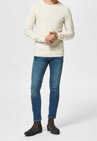 Selected Homme Svetr - off-white