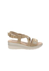 Valleverde Sandali con plateau - beige
