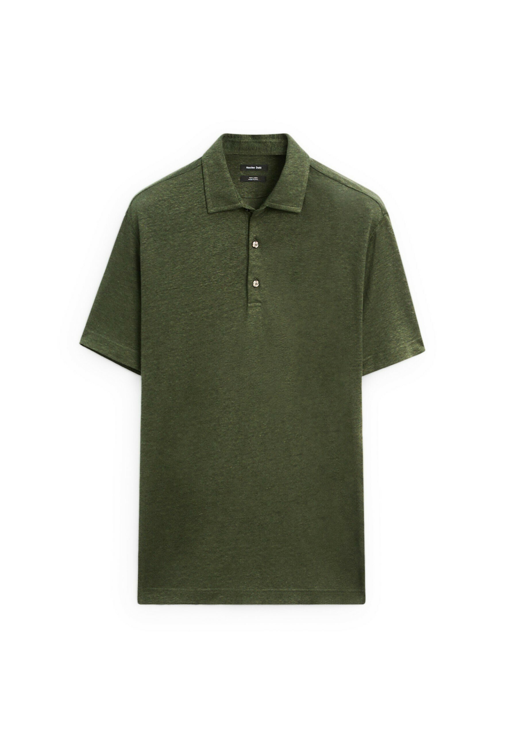 Massimo Dutti SHORT SLEEVE - Polo shirt - green - Zalando.co.uk