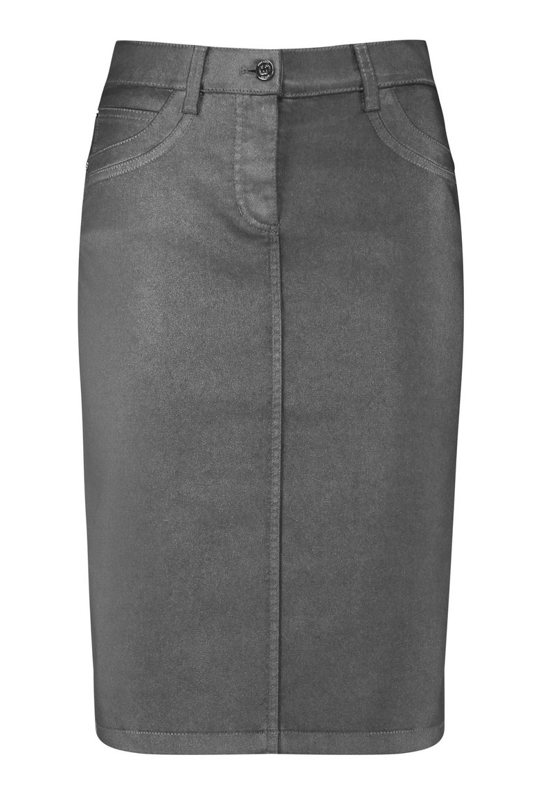 Damen Jeansröcke | Gerry Weber Bleistiftrock grey/grau - JF19015 Damen Jeansröcke | Gerry Weber Bleistiftrock grey/grau - JF19015