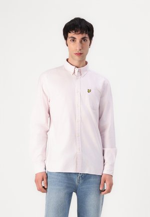 Lyle & Scott STRIPE SHIRT - Shirt - pink light/white