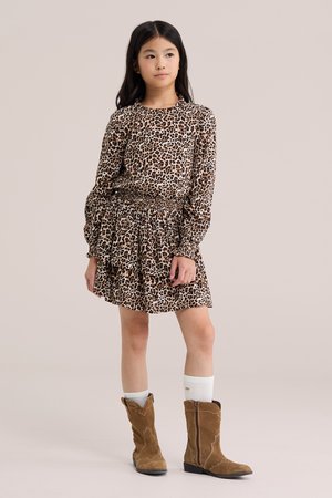 WE Fashion, WE FASHION - A-Linien-Rock - light brown