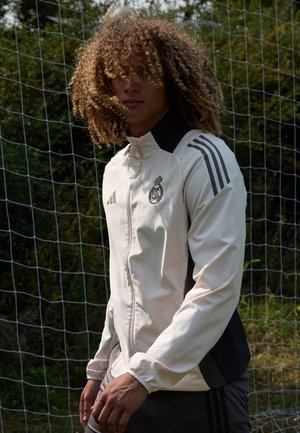 adidas Performance REAL MADRID EU PRESENTATION JACKET - Article de supporter d'équipe de club - putty mauve/dark grey/charcoal