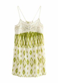 Next EMBROIDERED MINI - REGULAR FIT - Vardagsklänning - white green